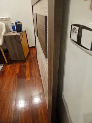 Cabecero de cama 1,60m ancho bicolor madera