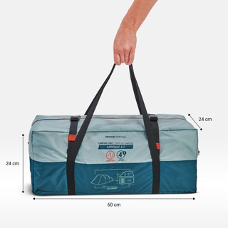 Tienda de campaña familiar 4 personas UPF30 Arpenaz 4.1