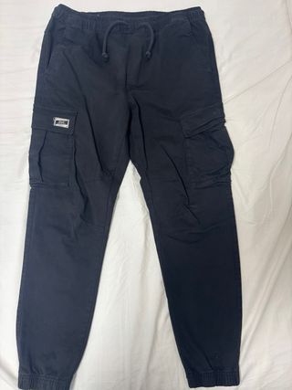 Pantalones Cargo Zara Negros