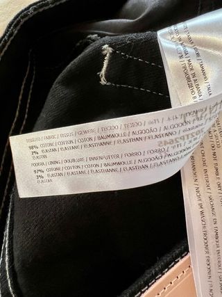 Pantalones vaqueros Twinset negros