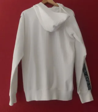 Sudadera Armani EA7 Blanca Talla L perfecto estado