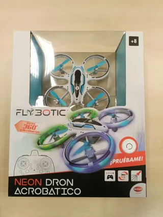 Dron Flybotic Neon Stunt Acrobático