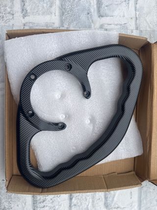 Asas pasajero moto carbono