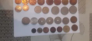 Colección de monedas antiguas