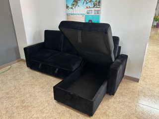 Sofá cama Pau con Arcón reversible