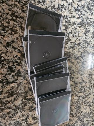 Pack 8 Cajas CD Estándar Transparentes