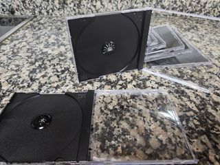 Pack 8 Cajas CD Estándar Transparentes