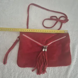 Bolso ante rojo NUEVO