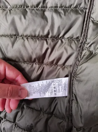 Chaleco acolchado verde