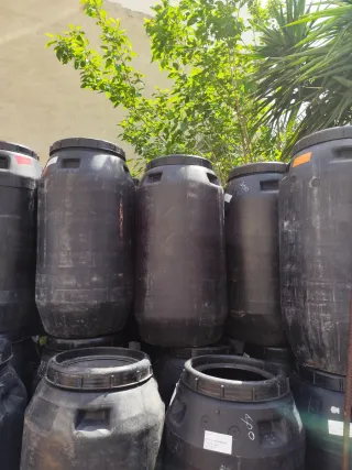 Bidones 220l con tapadera de rosca
