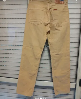 Pantalone uomo cotone beige taglia M