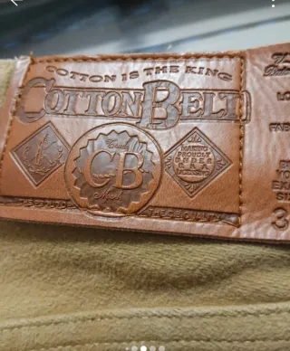 Pantalone uomo cotone beige taglia M