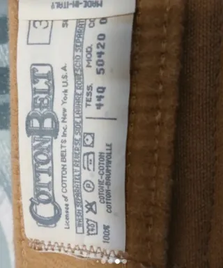 Pantalone uomo cotone beige taglia M