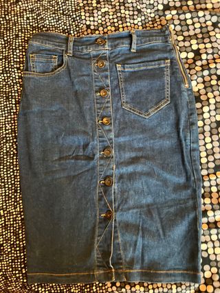 Falda tejana con botones