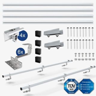 Juego de montaje de teja fotovoltaica Nuasol