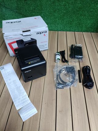 Approx APPPOS80AM - Impresora Térmica de Tickets, 200 mm/s, Papel 80 mm, Corte Automático y Manual, Negro