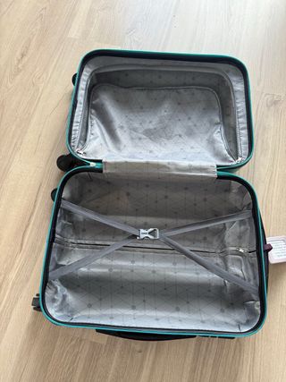 Maleta de cabina azul turquesa 45x35x18