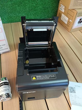 Approx APPPOS80AM - Impresora Térmica de Tickets, 200 mm/s, Papel 80 mm, Corte Automático y Manual, Negro