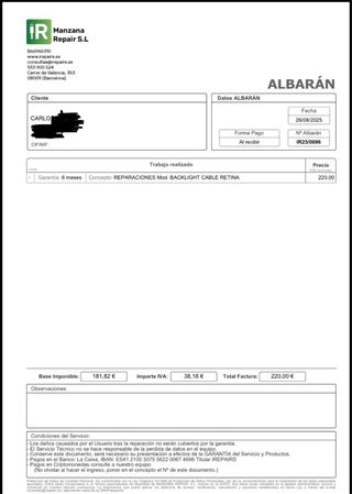 MacBook Pro 15” 2017 16GB/256GB SSD Touchbar A1707