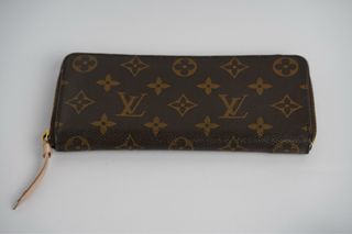Carpeta Louis Vuitton Monogram Marrón y Beige