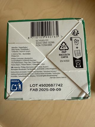 Biberón Philips Avent Natural 120ml