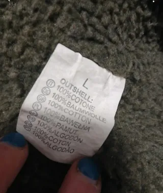 Parka uomo verde taglia L