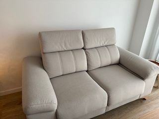 Sofá cómodo de tela lavable, tacto suave