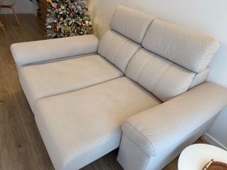 Sofá cómodo de tela lavable, tacto suave