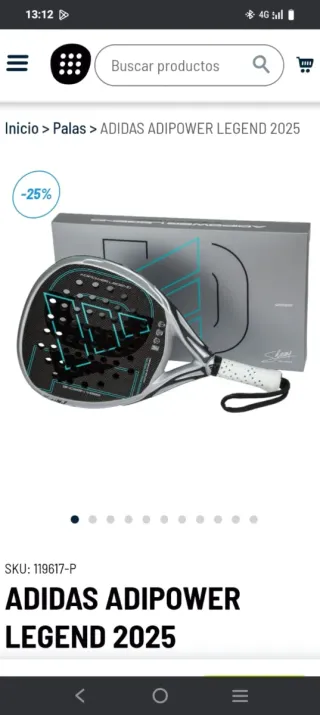 Pala de pádel Adidas Adipower Legend