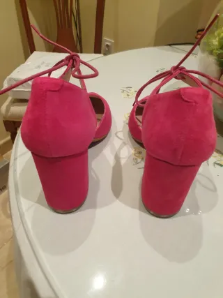 Zapatos de tacón AGAS rosa talla 37