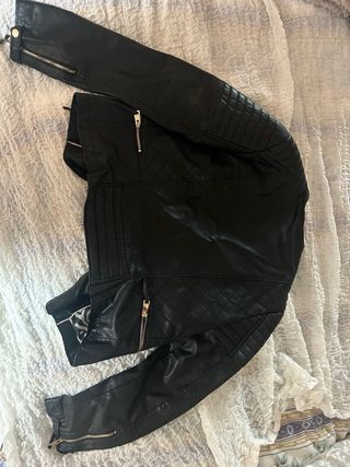 Giacca ecopelle Alcol nera taglia L