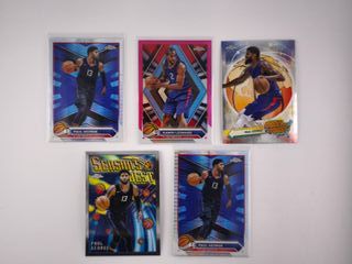 x5 LA Clippers Paralelas Inserts Lote Topps NBA