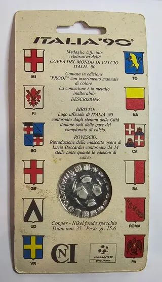 Medaglia Ufficiale Italia '90 Mascotte