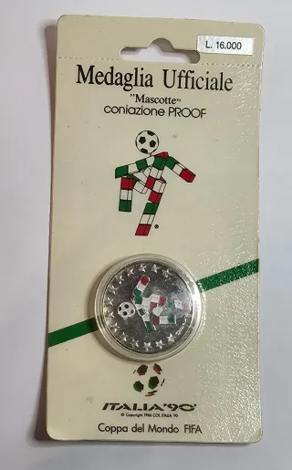 Medaglia Ufficiale Italia '90 Mascotte