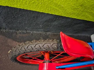 Bicicleta Infantil Spiderman Azul y Roja