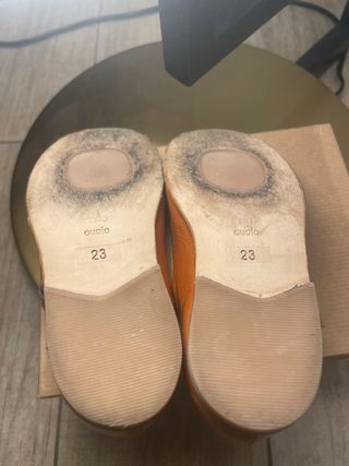 Scarpine bimba Pepe 23 Made in Italy arancioni