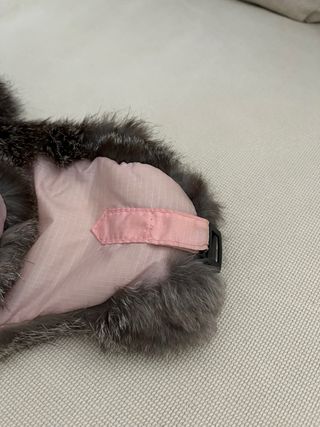 Berretto donna montagna rosa e grigio