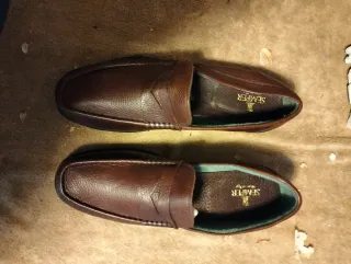 Mocassini in pelle marrone