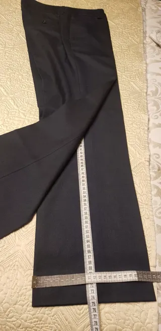 Pack 2 Pantalones Massimo Dutti T38 Gris y Azul