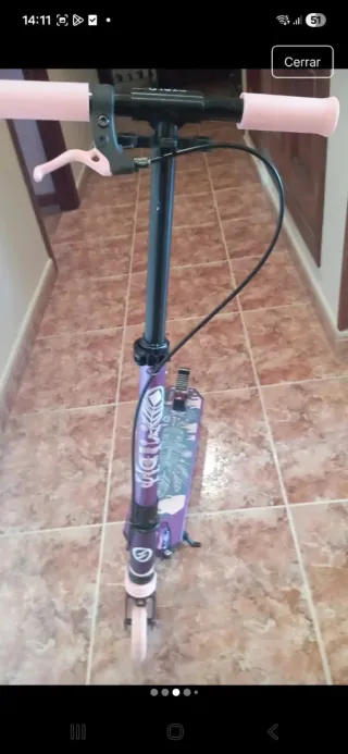 Patinete Oxelo Mix Morado (6-9 años)