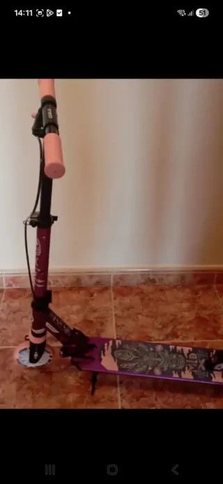 Patinete Oxelo Mix Morado (6-9 años)