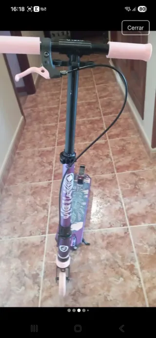 Patinete Oxelo Mix Morado (6-9 años)