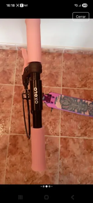 Patinete Oxelo Mix Morado (6-9 años)