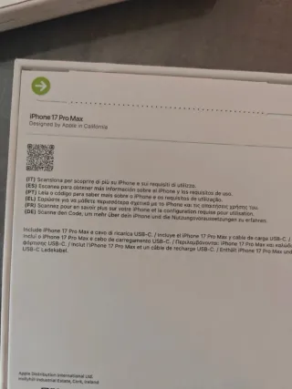 iPhone 17 Pro Max Naranja Sin Abrir