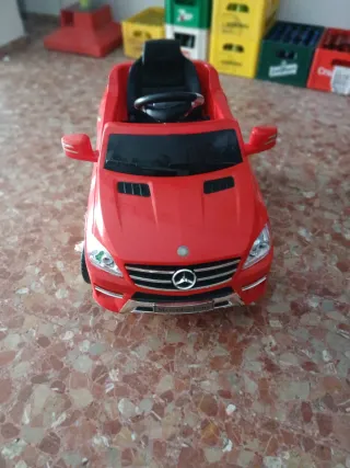 Coche teledirigido Mercedes Rojo para montar niños