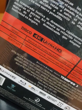 Terrifier 3 4K UHD + Blu-ray