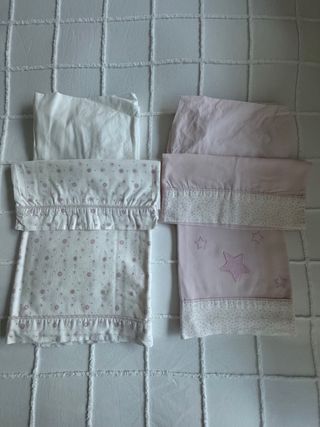 Juego de sábanas para minicuna