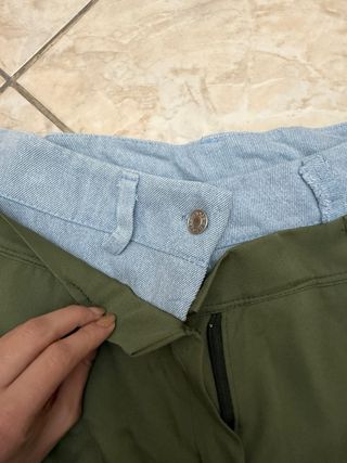 Pantaloni palazzo verdi (TG L/ IT 44/ EU 40)