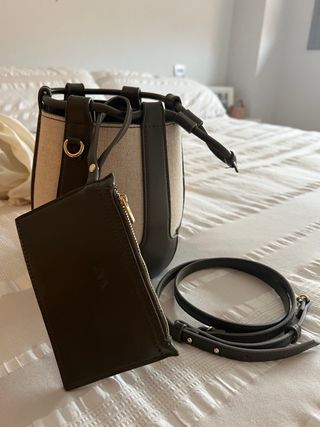 Bolso Zara Beige y Marrón
