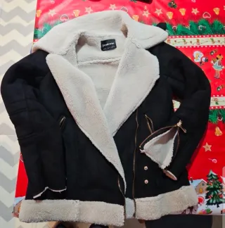 Cazadora Stradivarius Negra Mujer Talla S